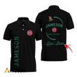 Customized Jameson Whiskey Black Polo Shirt