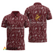 Remy Martin Red Wine Doodle Art Polo Shirt