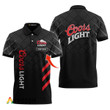 Personalized Classic Black Coors Light Polo Shirt