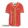 Budweiser Red Dilly Dilly Baseball Jersey