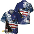 Pabst Blue Ribbon Fourth Of July Eagle Hawaiian Shirt