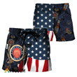 USA Tropical Flag Miller Lite Hawaiian Shorts