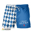 Michelob Ultra Diamond Split Hawaiian Shorts