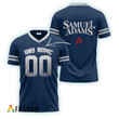 Personalized Samuel Adams Beer Blue Basic Football Jersey