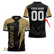 Personalized Guinness Beer Abstract Grunge Football Jersey