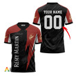 Personalized Remy Martin Abstract Grunge Football Jersey