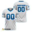 Personalized Bud Light White Basic Football Jersey