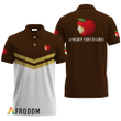Angry Orchard Brown Tennis Polo Shirt