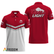 Coors Light Red Tennis Polo Shirt