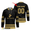 Personalized Remy Martin Black Retro Hockey Jersey
