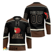 Personalized Angry Orchard Black And Brown Hockey Jersey