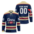 Personalized Coors Banquet Blue Hockey Jersey