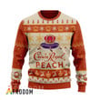 Crown Royal Christmas Sweater Peach