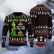 I Will Drink National Bohemian Everywhere Christmas Ugly Sweater