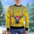 Personalized Reindeer Corona Extra Christmas Ugly Sweater