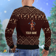 Personalized Reindeer Captain Morgan Christmas Ugly Sweater