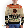 Chevron Pattern Jagermeister Christmas Ugly Sweater