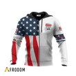 Personalized Coors Light USA Flag Hoodie & Zip Hoodie