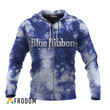 Pabst Blue Ribbon Blue Tie-dye Hoodie & Zip Hoodie
