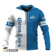 Personalized White and Blue Corona Extra Claw Hoodie & Zip Hoodie