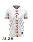 Personalized Fireball Whisky White Usuyuki Football Jersey