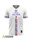 Personalized Michelob ULTRA White Usuyuki Football Jersey