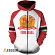 Personalized I Can Stagger On Fireball Whisky Hoodie & Zip Hoodie
