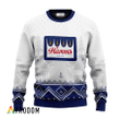 Personalized Hamm's Beer White Reindeer Ugly Sweater