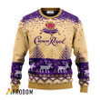 Personalized Crown Royal Reindeer Ugly Sweater