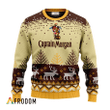 Personalized Captain Morgan Reindeer Ugly Sweater