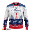Personalized Michelob ULTRA Reindeer Ugly Sweater