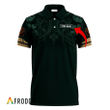 Personalized Jagermeister St. Patrick's Day American Flag Polo Shirt