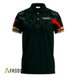 Personalized Fireball Whiskey St. Patrick's Day American Flag Polo Shirt
