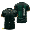 Jagermeister St. Patrick's Day American Flag Baseball Jersey