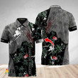 Personalized Tropical Johnnie Walker God Polo Shirt