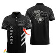 Personalized Classic Black Kraken Rum Polo Shirt