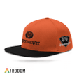 Personalized Jagermeister Orange and Black Hip-hop Cap
