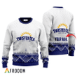 Personalized Twisted Tea White Reindeer Ugly Sweater