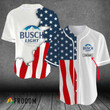 Personalized US Flag Busch Light Baseball Jersey