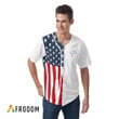 Personalized US Flag Michelob Ultra Baseball Jersey