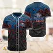 Abstract Holographic Colorful Natural Light Baseball Jersey