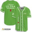 Michelob Ultra Infusions Light Green Baseball Jersey