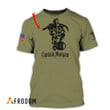 Personalized Military Green Johnnie Walker T-shirt
