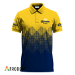 Personalized Corona Extra Yellow And Blue Halftone Polo Shirt