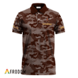 Personalized Captain Morgan Brown Camouflage Polo Shirt