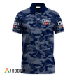 Personalized Coors Banquet Blue Camouflage Polo Shirt