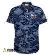 Personalized Coors Banquet Blue Camouflage Button Shirt