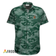 Personalized Jameson Whiskey Green Camouflage Button Shirt