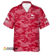 Personalized Coors Light Red Camouflage Hawaiian Shirt