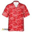 Personalized Budweiser Beer Red Camouflage Hawaiian Shirt